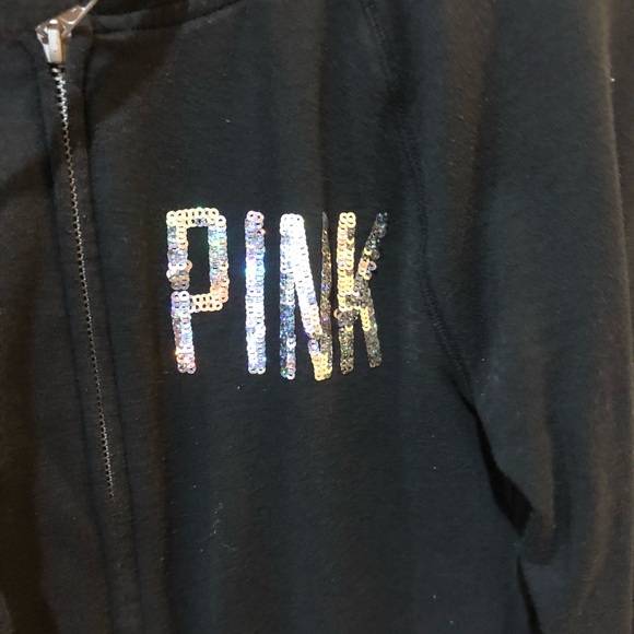 💕PINK Zippered Hoody - Picture 2 of 5
